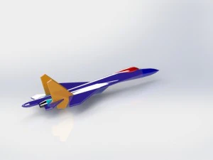 modelo de avi&atilde;o Modelo 3D