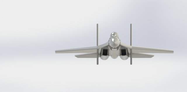 aircraft fighter Modèle 3D .c4d .max .obj .3ds .fbx .stl .blend 