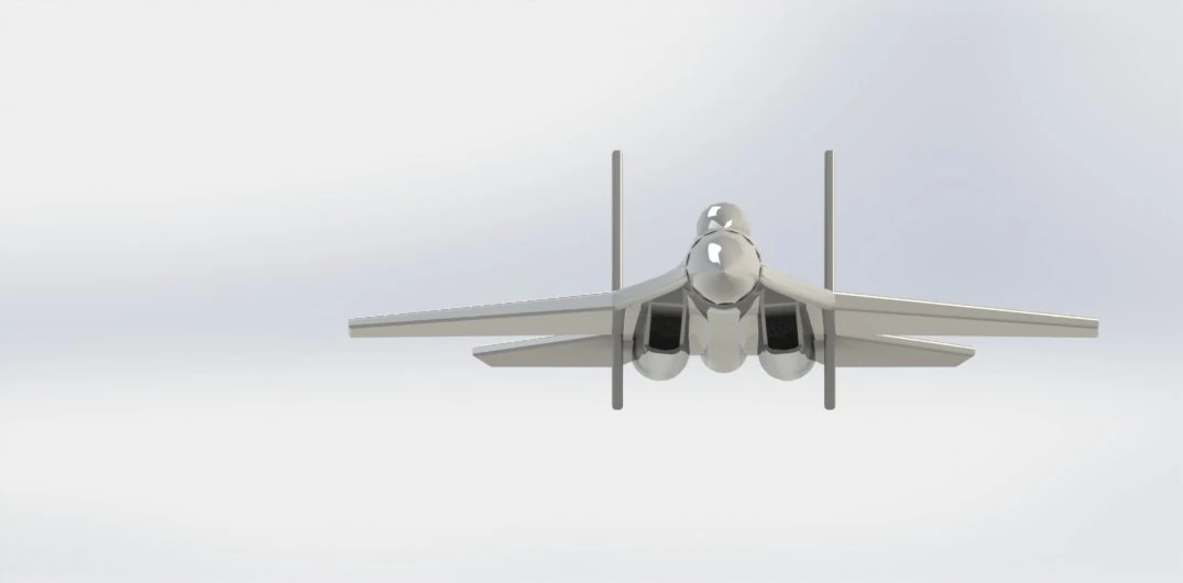 aircraft fighter 3D Model .c4d .max .obj .3ds .fbx .stl .blend 