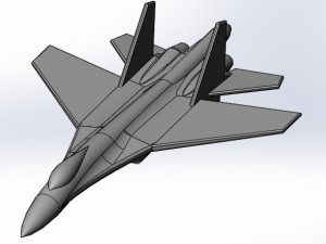 aircraft fighter Modèle 3D