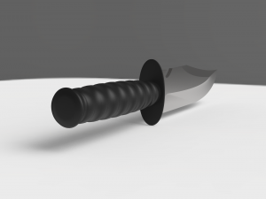 hunting knife 3D 模型