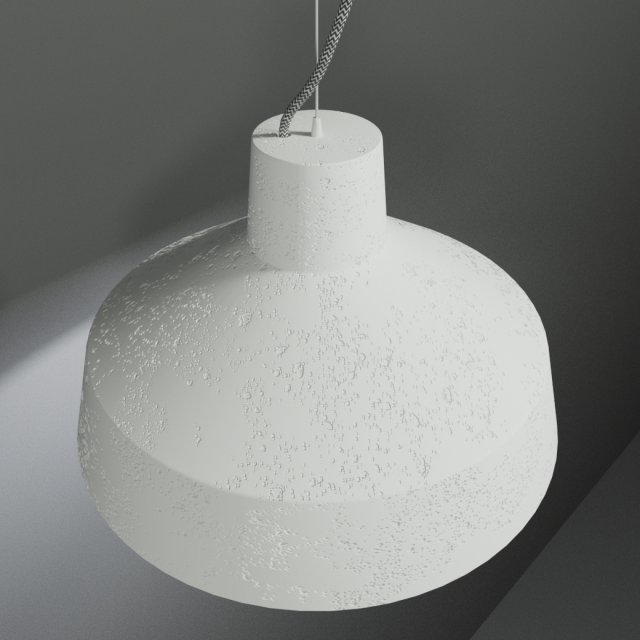 gypsum lamp 3D Model .c4d .max .obj .3ds .fbx .stl .blend 