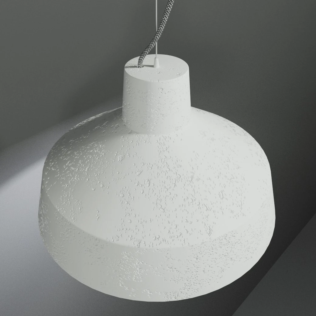 gypsum lamp 3D Model .c4d .max .obj .3ds .fbx .stl .blend