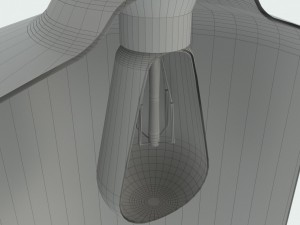 plexiglas lamp 3D 模型