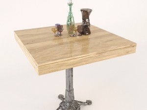 restaurant table 3D Model