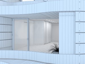 the facade of the house in tokyo Modèle 3D