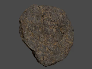 masso di pietra Modello 3D