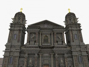 theatinerkirche church 3D Model