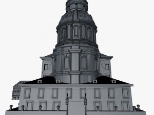 theatinerkirche church Modello 3D