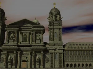 theatinerkirche church 3D Model