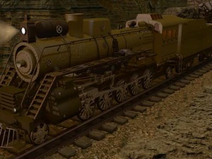locomotiva Modello 3D