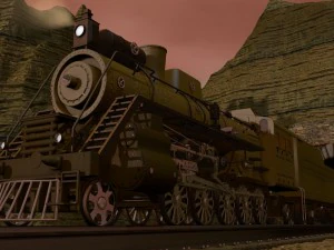 locomotive 3D Model