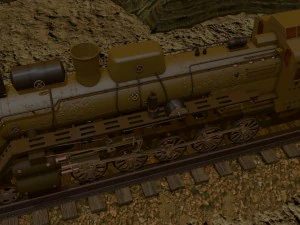 locomotive 3D Model