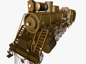 locomotive 3D Model