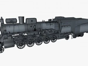 locomotive 3D Model