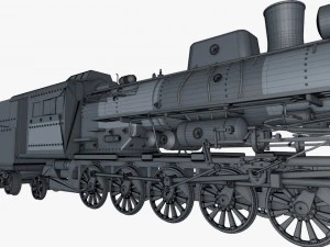 locomotive 3D Model