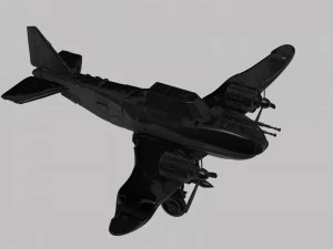 war plane 3D Print Model