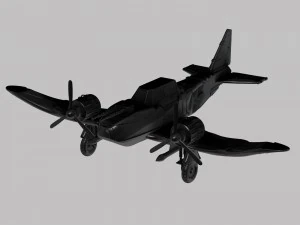 war plane 3D Print Model