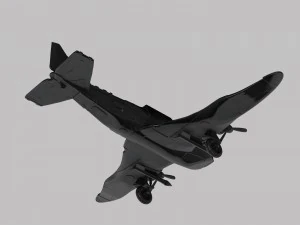 war plane 3D Print Model