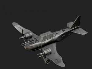 war plane 3D Print Model