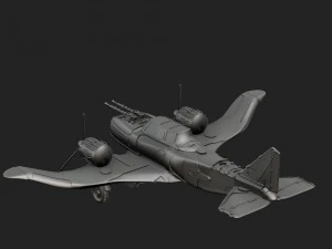 war plane 3D Print Model