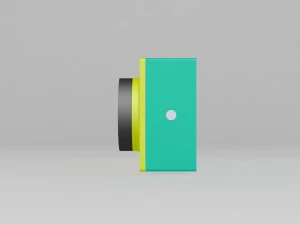 action video camera 3D Model