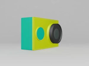 action video camera 3D Model