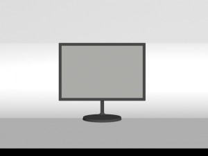 tft screen pc tv 215 3D 模型