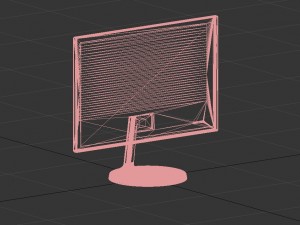 tft screen pc tv 215 3D 模型