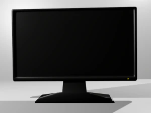 televisi layar datar Model 3D