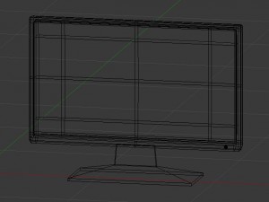 flatscreen television 3D Model