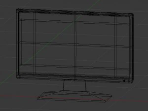 flatscreen television 3D Model