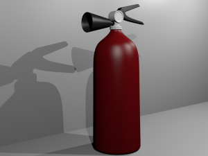 simple fire extinguisher Modèle 3D
