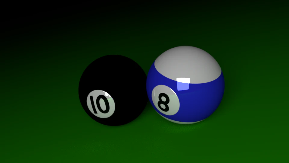 billiard balls 3D Model .c4d .max .obj .3ds .fbx .stl .blend 