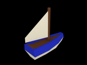 bateau Modèle 3D