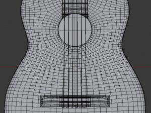 yamaha c40 - classical guitar Modello 3D