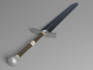 ice - ned stark sword 3D Model
