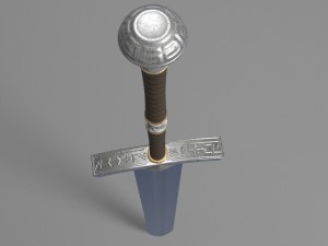 ice - ned stark sword 3D Model