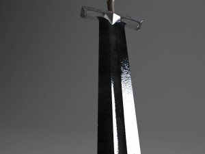 ice - ned stark sword 3D Model