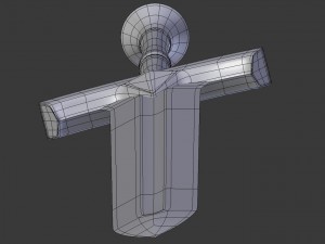 ice - ned stark sword 3D Model
