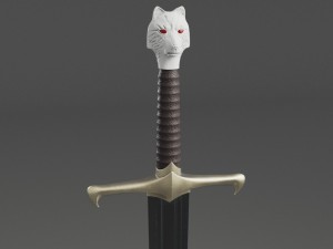 longclaw - jon snow sword 3D Model