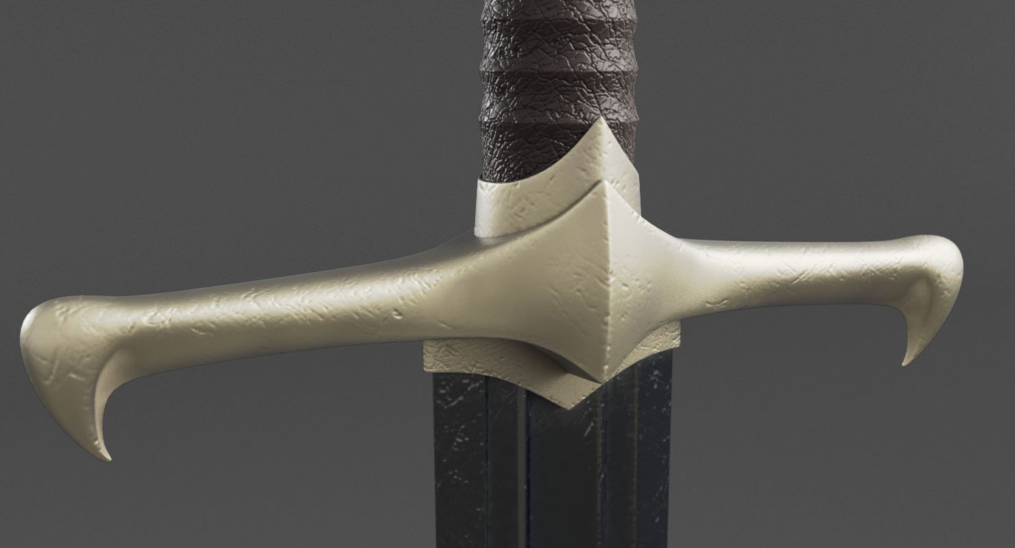 Longclaw Jon Snow Sword 3d Model In Melee 3dexport 