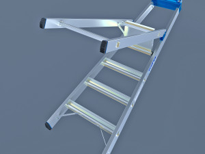 Step Ladder Krause Stabilo 4 Steps 3D Model