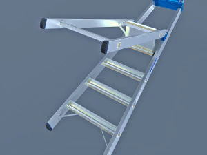 Step Ladder Krause Stabilo 4 Steps 3D Model
