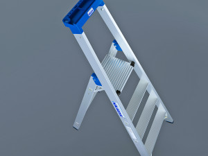 Step Ladder Krause Stabilo 4 Steps 3D Model