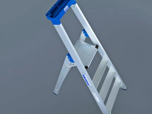 Step Ladder Krause Stabilo 4 Steps 3D Model