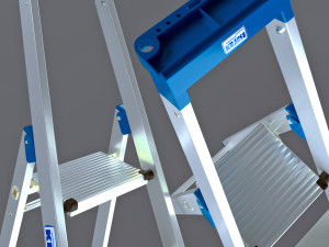 Step Ladder Krause Stabilo 4 Steps 3D Model