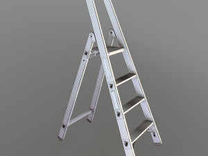 Step Ladder Krause Stabilo 4 Steps 3D Model