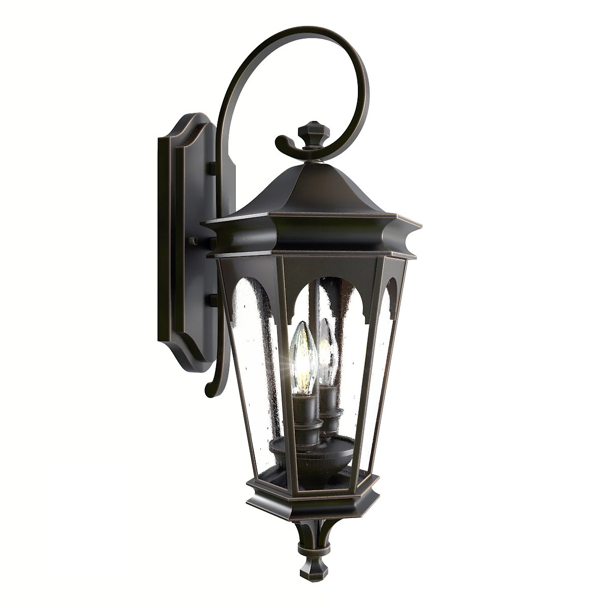 Inman Park An Outdoor Wall Lamp 3D Model .c4d .max .obj .3ds .fbx .stl .blend 