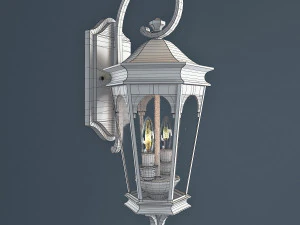 Inman Park An Outdoor Wall Lamp 3D Model